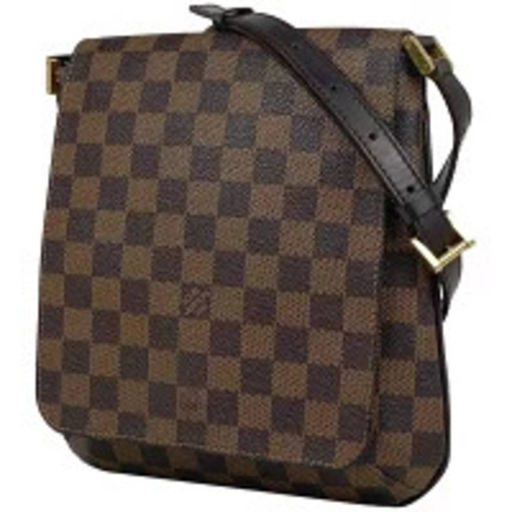 Louis Vuitton Musette Salsa Long Crossbody Shoulder Bag Damier Brown